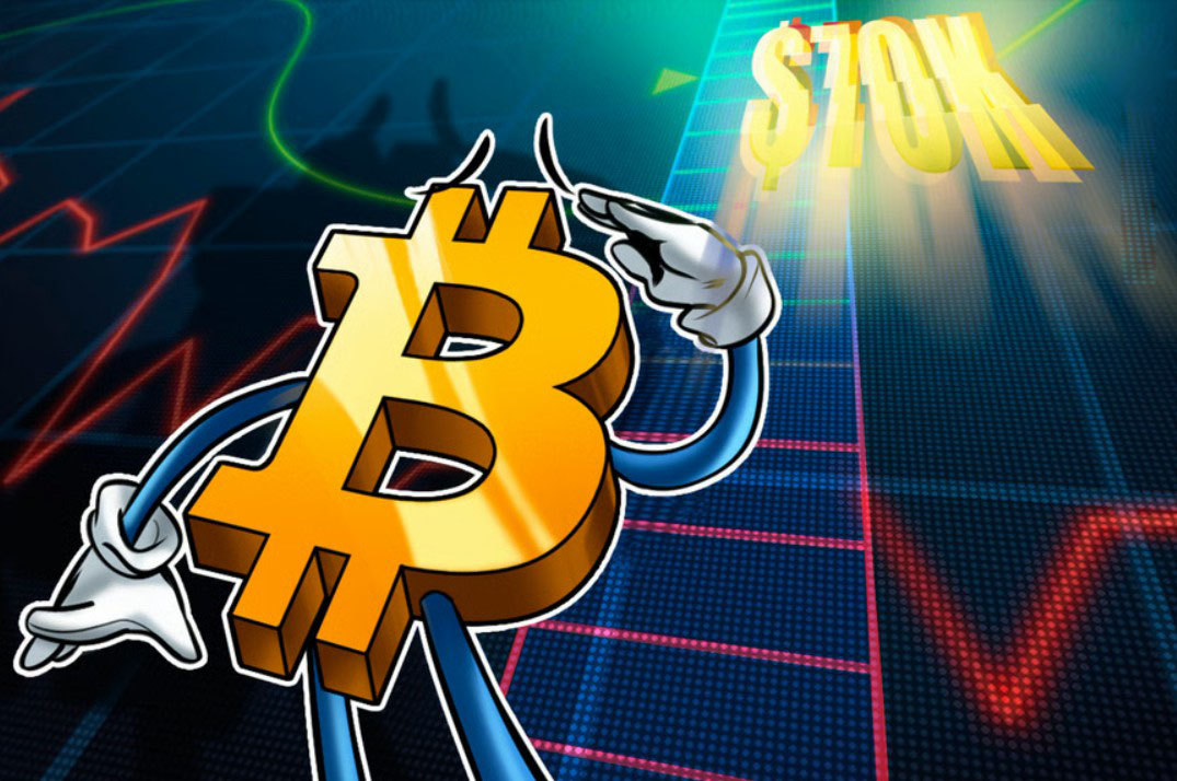 比特币（BTC）：关键支撑位或现回归态势，周收盘价有望突破7万美元关口