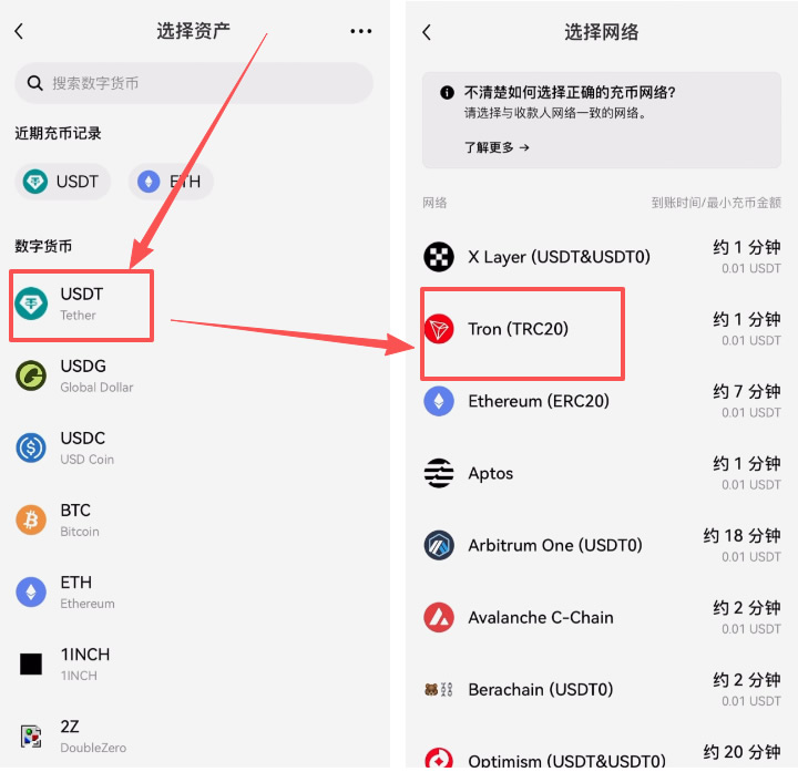 如何找到交易所里的收币地址？_图2